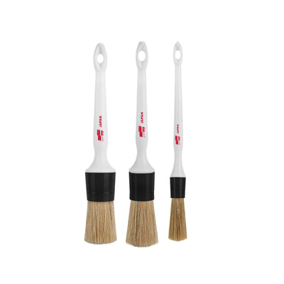 Soft99 Interior Brushes Set, pennelli detailing, 3 pz.: 16 mm, 24 mm, 30 mm