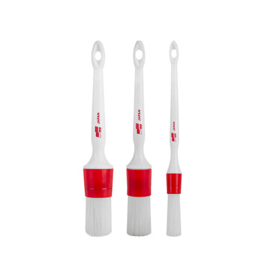 Soft99 Set di spazzole per esterni, spazzole detailing, 3 pz.: 16 mm, 24 mm, 30 mm