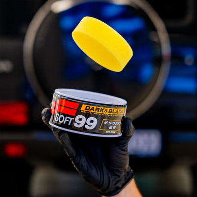 Cera dura per auto Dark & Black Soft99, 300 g