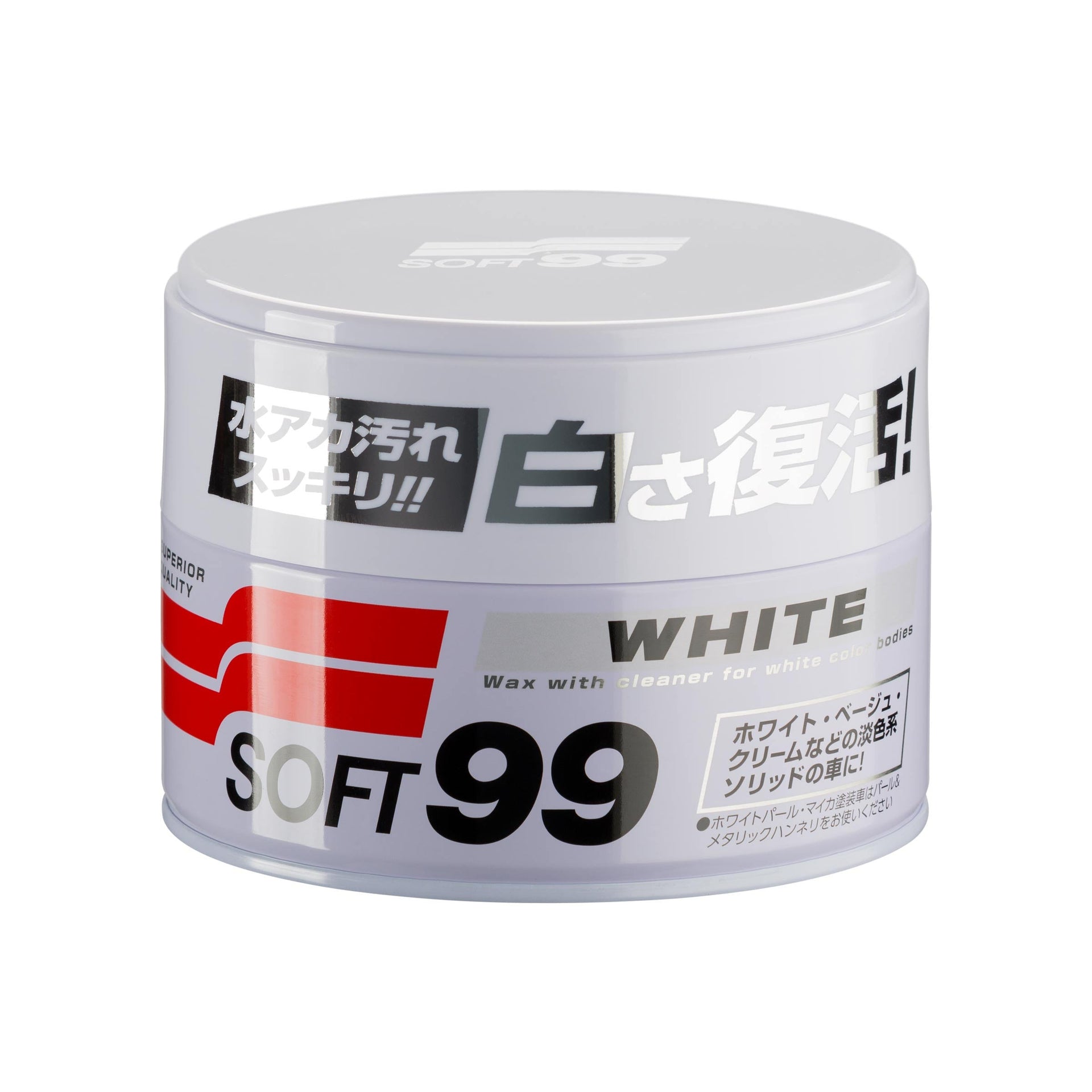 Cera Soft99 bianca, cera morbida per auto, 350 g