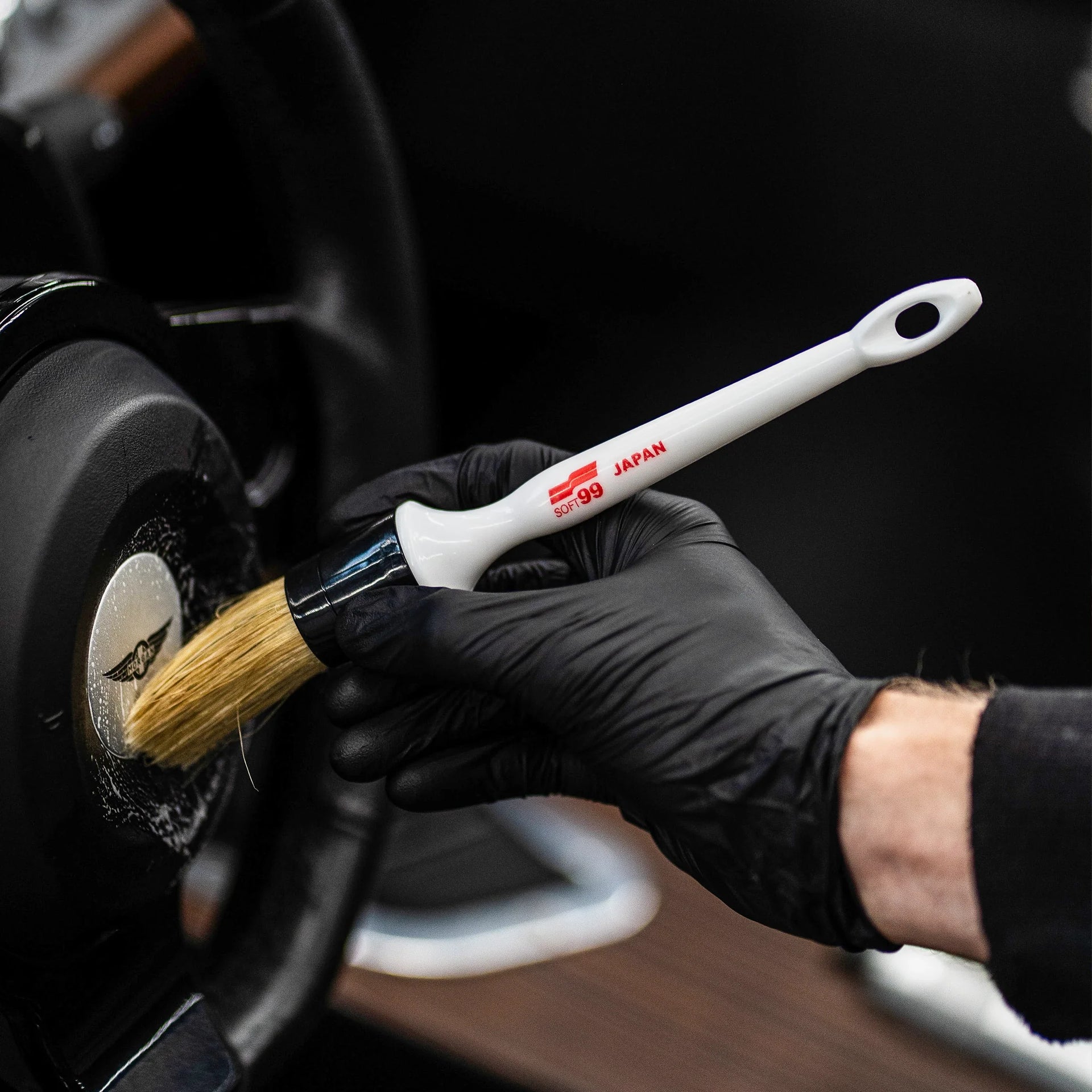 Soft99 Spazzola per interni, detailing brush, 24 mm