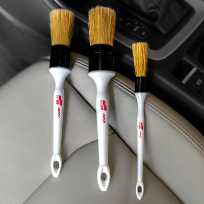 Soft99 Interior Brushes Set, pennelli detailing, 3 pz.: 16 mm, 24 mm, 30 mm